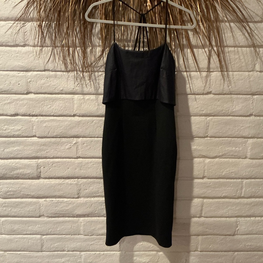 BCBGeneration Black Strapless Dress